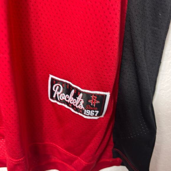 NEW ERA HOUSTON ROCKERS WOMEN RED BLACK V-NECK TOP 2XL BRAND NEW WITH TAGS - Picture 4 of 5